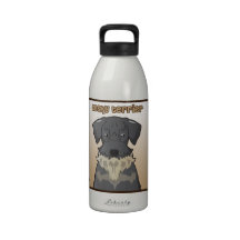 Cesky Terrier Cartoon Drinking Bottle