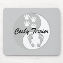 Cesky Terrier Mouse Pads
