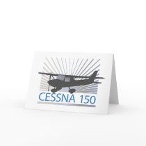 Cessna 150 greeting card