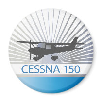 Cessna 150 fridge magnets