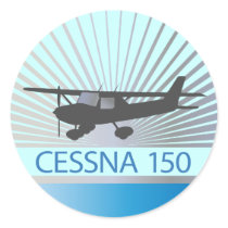 Cessna 150 round sticker