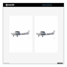 Cessna 172 Skyhawk Blue Decal For Kindle Fire