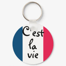 C'est la vie keychain too by JBertrand C'est la vie keychain too
