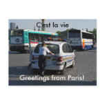 C'est la vie post card