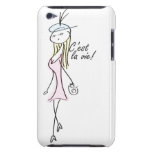 C'est la vie! That's Life! Paris Lady iTouch Case casemate cases