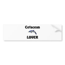 Cetacean Lover bumper stickers by AnimalShirts Cetacean Lover bumper stickers