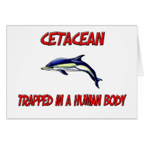 Cetacean trapped in a human body cards