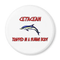 Cetacean trapped in a human body magnets