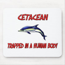 Cetacean trapped in a human body mousepads by AnimalShirts Cetacean trapped in a human body mousepads