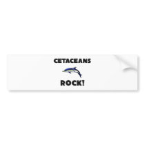 Cetaceans Rock bumper stickers by AnimalShirts Cetaceans Rock bumper stickers
