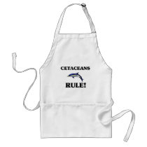CETACEANS Rule! aprons by AnimalShirts CETACEANS Rule! aprons