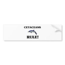 CETACEANS Rule! bumper stickers by AnimalShirts CETACEANS Rule! bumper stickers
