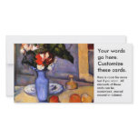 Cezanne painting Still Life With Blue Vase art Customized Photo Card
