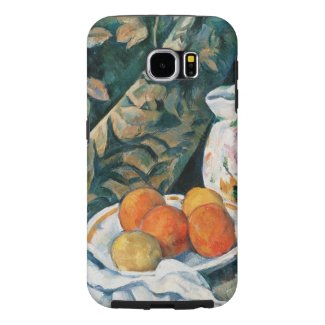 Cezanne Still Life Curtain,Flowered Pitcher,Fruit Samsung Galaxy S6 Cases