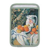 Cezanne Still Life Curtain,Flowered Pitcher,Fruit iPad Mini  Sleeve at Zazzle