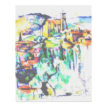 Cezanne Village at Gardanne posters