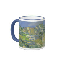 Cézanne's House in Provence mugs by MasterpieceCafe Cézanne's House in Provence mugs
