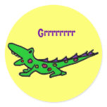 CF- Cute gator critter stickers