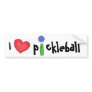 CF- I love pickleball bumper sticker