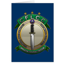 CFLCC Operation Enduring Freedom Greeting Cards