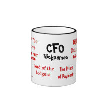 CFO Nicknames Coffee Mugs