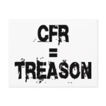 CFR = Treason Postcard