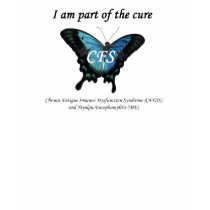 CFS Awareness organic t-shirt