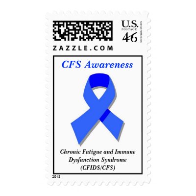 CFS Awareness Postage Stamps by slamdunksapparel