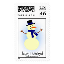 CFS Awareness Snowman postage postage