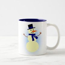 CFS snowman mug
