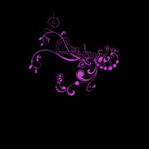 CG Pink Scroll t-shirts