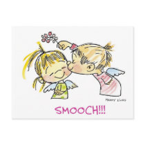 CH-007 Christmas Mistletoe postcards