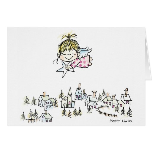 CH-010 Christmas Angel Greeting Card