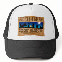 CH-46 Desert Campout hats by HMM166 CH-46 Desert Campout hats