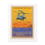 CH-46 Farewell Pos ard Post Cards