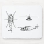 CH-53 Sea Stallion Mouse Pads