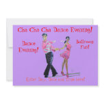 Cha Cha Cha Ballroom Dancing Personalized Invitations