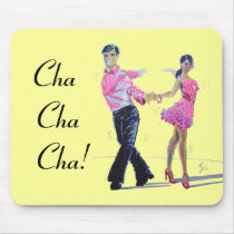 Cha Cha Cha Ballroom Dancing Mousepads