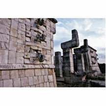 Chac-Long-Nosed Rain God On Temple Of Warriors Photo Cut Out