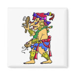 Chac mayan rain god magnets