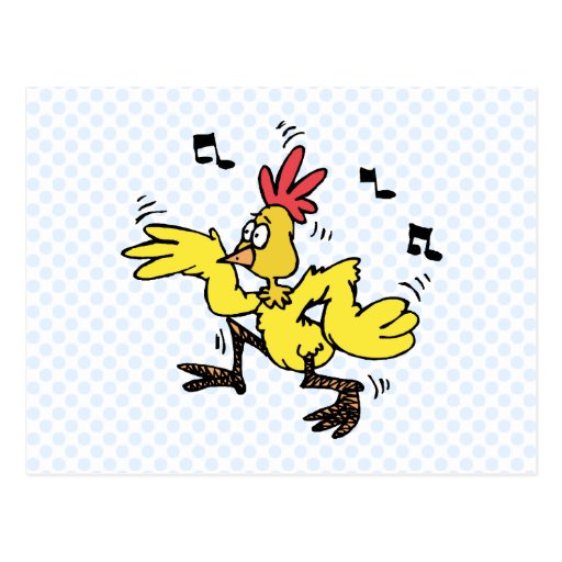 ChaChaCha Chicken Postcard