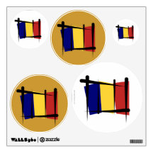 Chad Brush Flag Wall Graphic