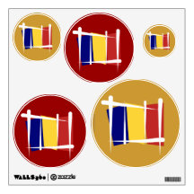 Chad Brush Flag Wall Graphic