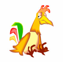 Chad Chicken photo sculptures