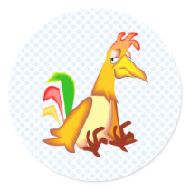Chad Chicken stickers by BisforBirds Chad Chicken stickers