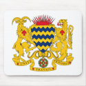 Chad Coat of Arms Mousepad by FlagTshirts Chad Coat of Arms Mousepad