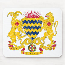 Chad Coat Of Arms Mousepad