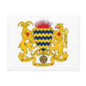 Chad Coat of Arms Postcard