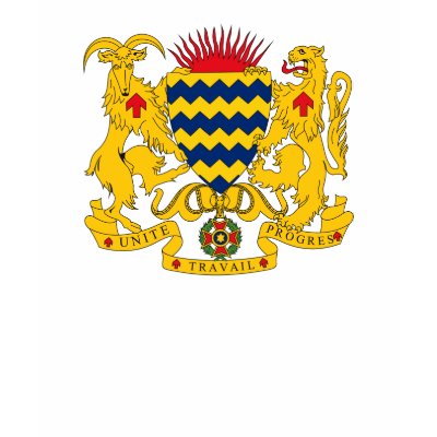 Chad Coat of Arms T-shirt by FlagTshirts