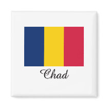 Chad Flag Design magnets by flagshirt Chad Flag Design magnets